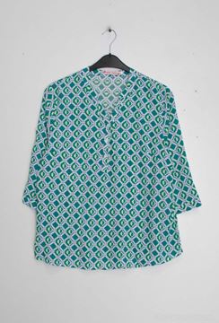 Immagine di CURVY GIRL GEOMETRIC PRINT BLOUSE